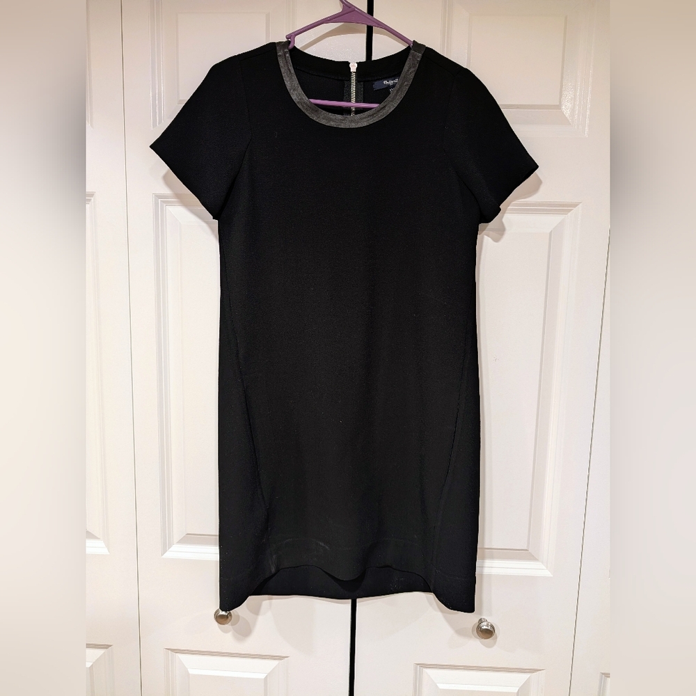 Madewell Black Short Sleeve Mini Dress